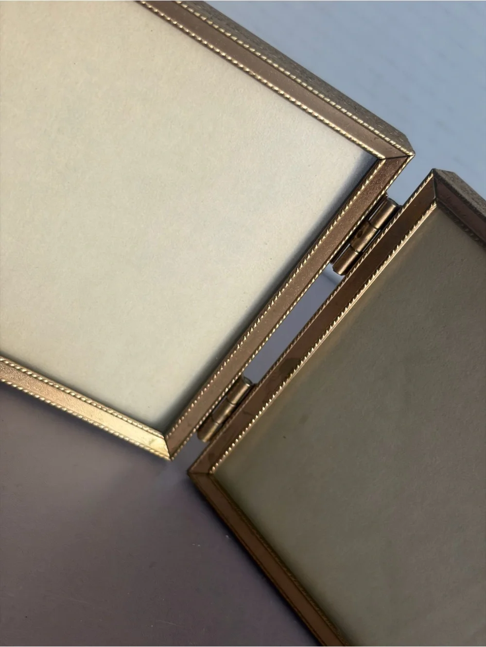 Gold Double Square Hinged Frame - Home Accents